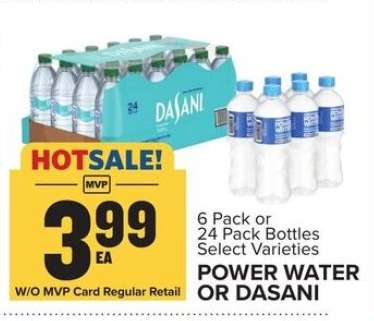 Power Water or Dasani