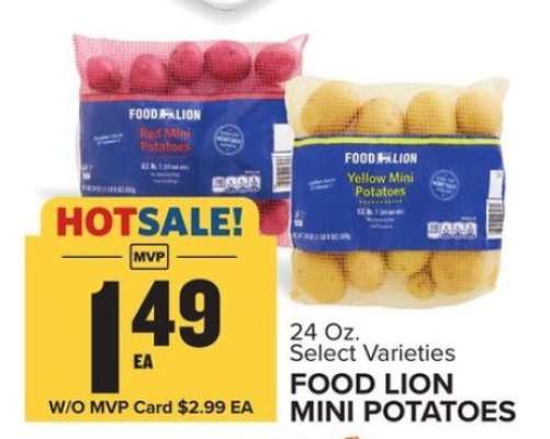 Food Lion Mini Potatoes
