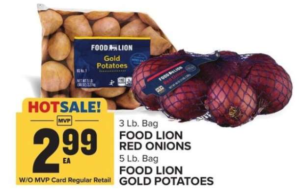 FOOD LION RED ONIONS