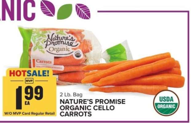 Nature's Promise Organic Cello Carrots