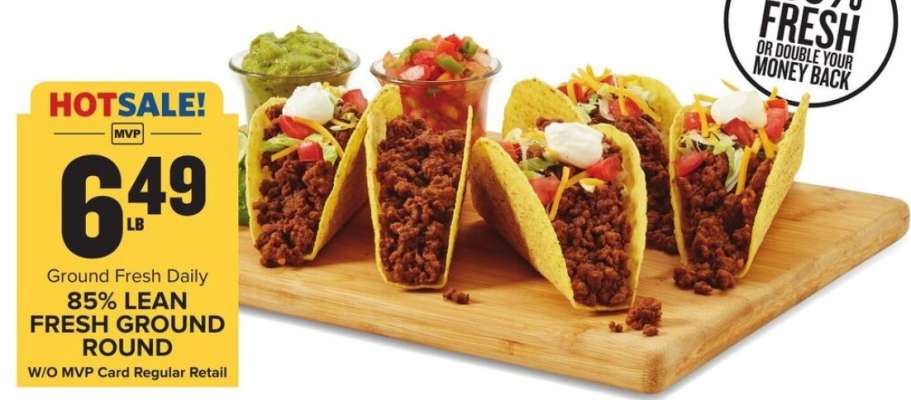 85% Lean Fresh Ground Round