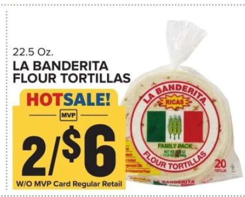 La Banderita Flour Tortillas