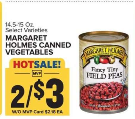 Margaret Holmes Canned Vegetables