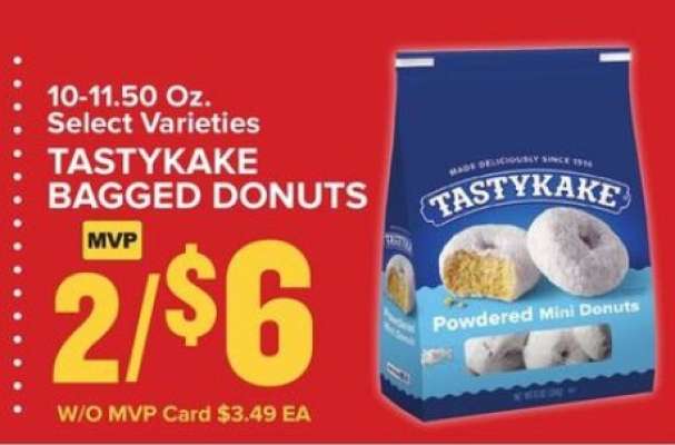 Tastykake Bagged Donuts