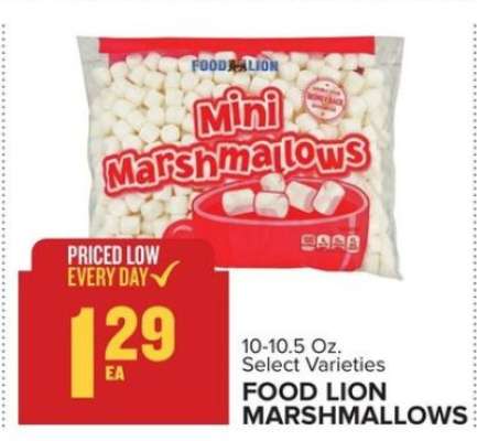 FOOD LION MARSHMALLOWS