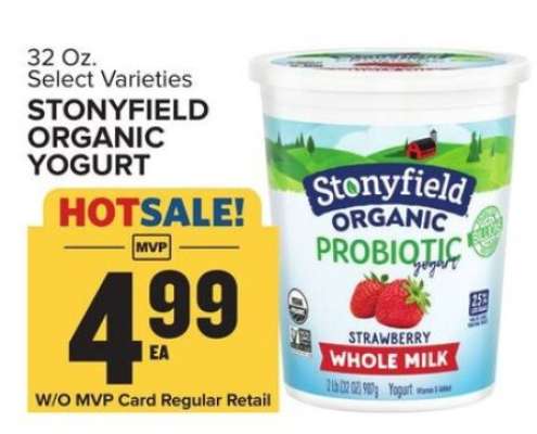 Stonyfield Organic Yogurt