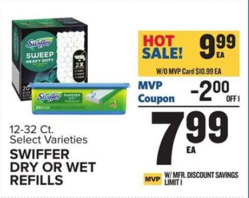 SWIFFER DRY OR WET REFILLS