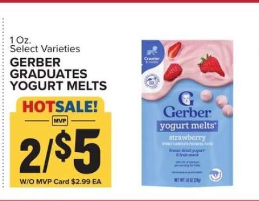Gerber Graduates Yogurt Melts