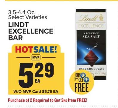 Lindt Excellence Bar
