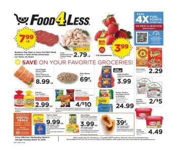 Food 4 Less Flyer - 03/04/2026 - 03/10/2026.
