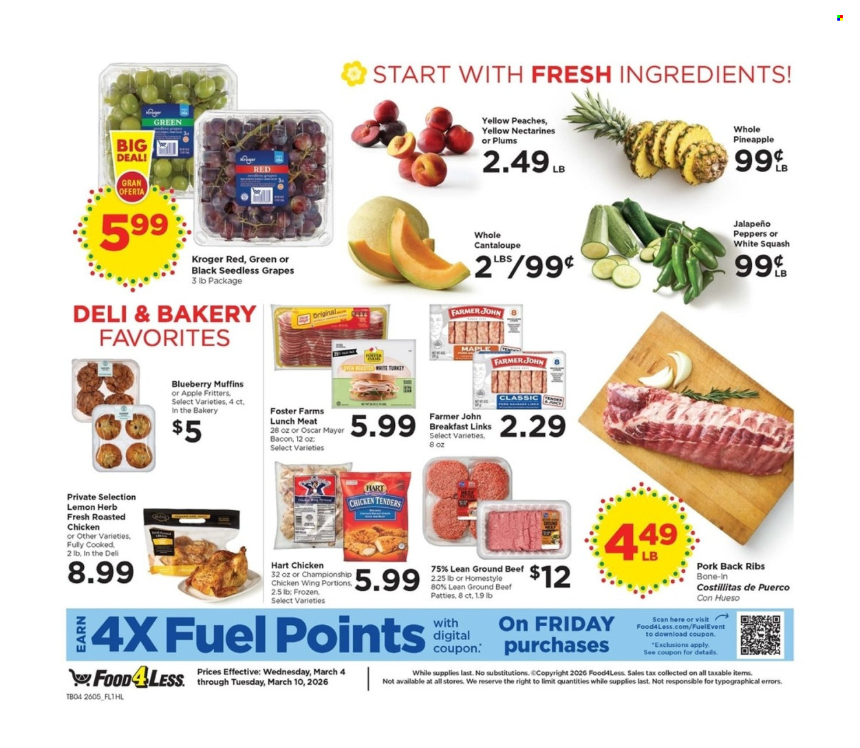 Food 4 Less ad - 03/04/2026 - 03/10/2026. Page 4