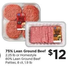 75% Lean Ground Beef