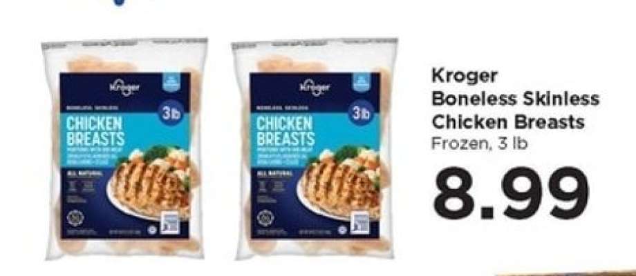 Kroger Boneless Skinless Chicken Breasts