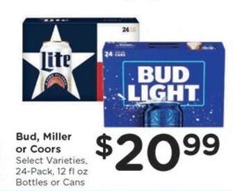 Bud, Miller or Coors