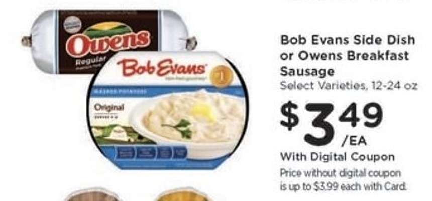 Bob Evans Side Dish or Owens Breakfast Sausage