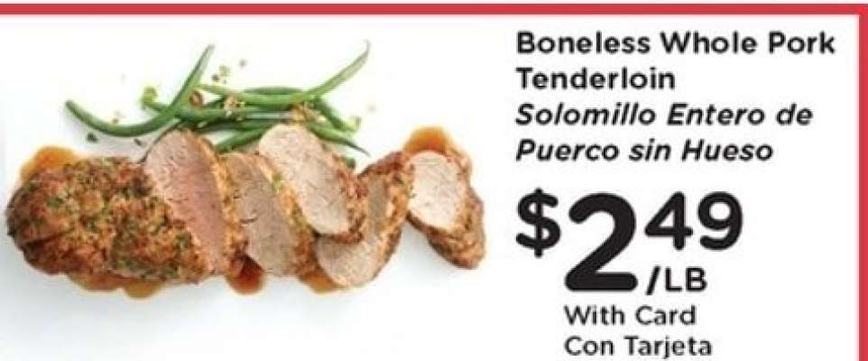 Boneless Whole Pork Tenderloin