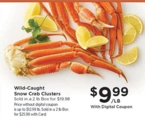 Wild-Caught Snow Crab Clusters