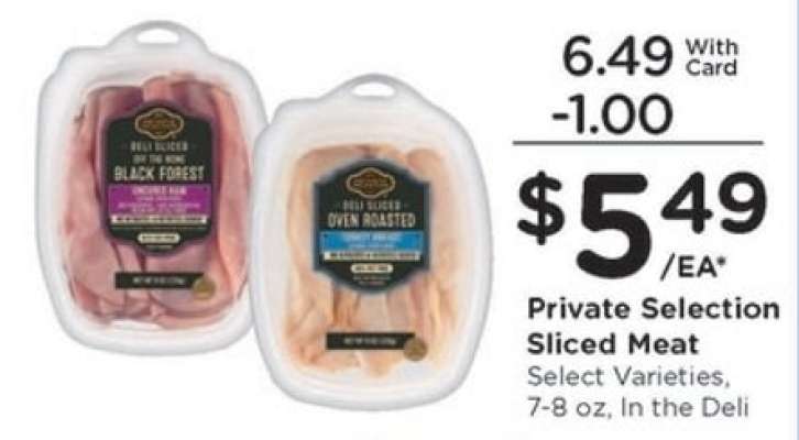 Private Selection Sliced Meat