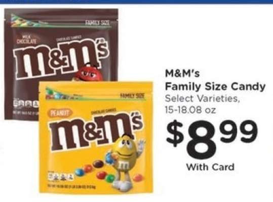 M&M's Family Size Candy
