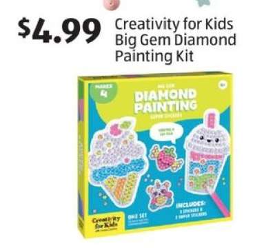 Creativity for Kids Big Gem Diamond Painting Kit