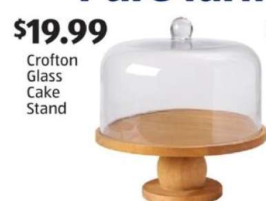 Crofton Glass Cake Stand