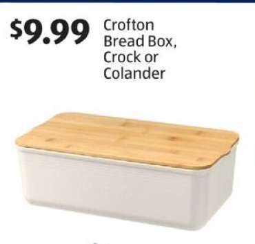 Crofton Bread Box, Crock or Colander