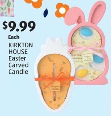 KIRKTON HOUSE Easter Carved Candle