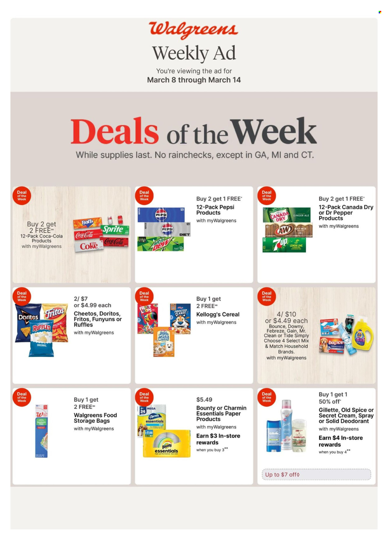 Walgreens ad - 03/08/2026 - 03/14/2026. Page 1