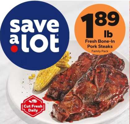 Fresh Bone-In Pork Steaks