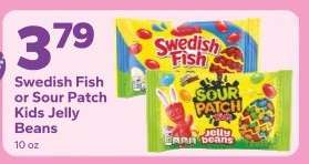 Swedish Fish or Sour Patch Kids Jelly Beans