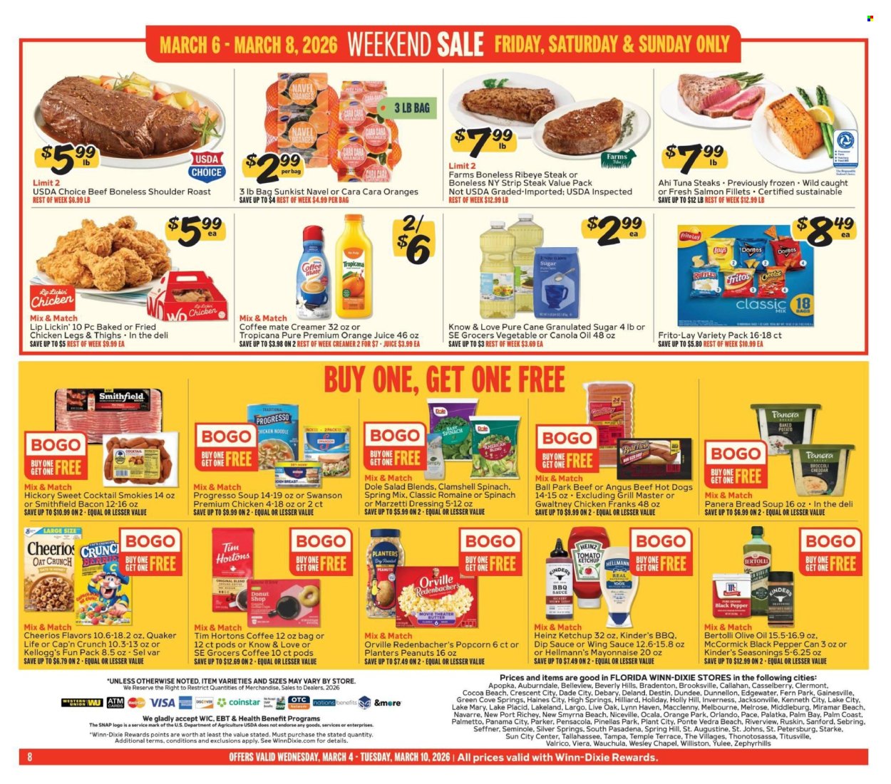 Winn Dixie ad - 03/04/2026 - 03/10/2026. Page 8