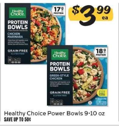 Healthy Choice Power Bowls