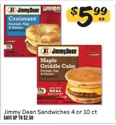 Jimmy Dean Sandwiches