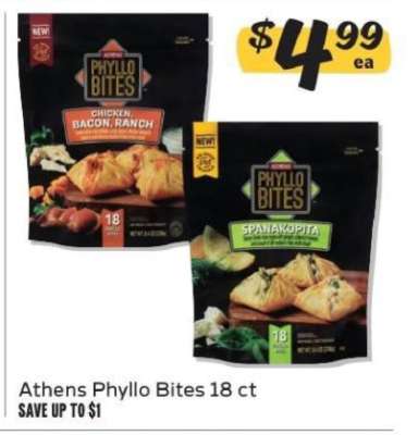 Athens Phyllo Bites 18 ct