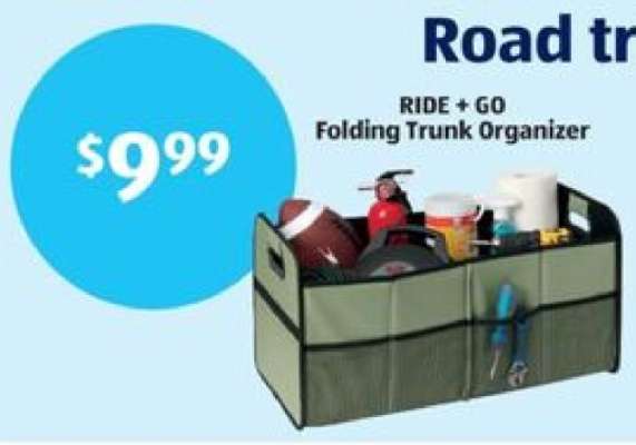 RIDE + GO Folding Trunk Organizer