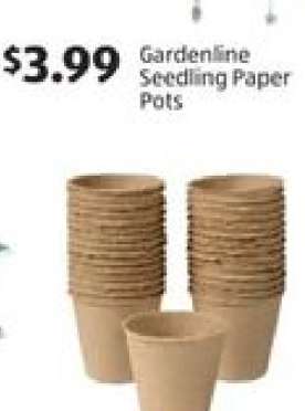 Gardenline Seedling Paper Pots