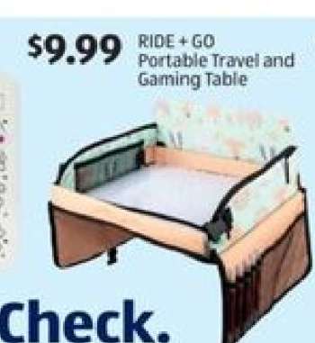 RIDE + GO Portable Travel and Gaming Table