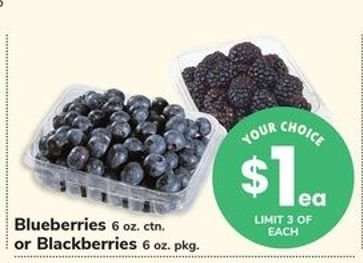 Blueberries or Blackberries