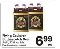 Flying Cauldron Butterscotch Beer