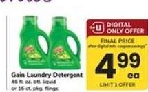 Gain Laundry Detergent