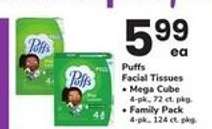 Puffs Facial Tissues