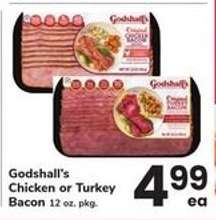 Godshall's Chicken or Turkey Bacon