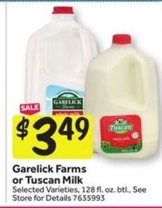 Garelick Farms or Tuscan Milk