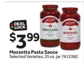 Mezzetta Pasta Sauce