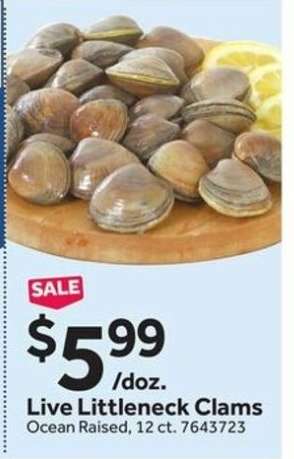 Live Littleneck Clams