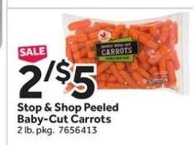 Stop & Shop Peeled Baby-Cut Carrots