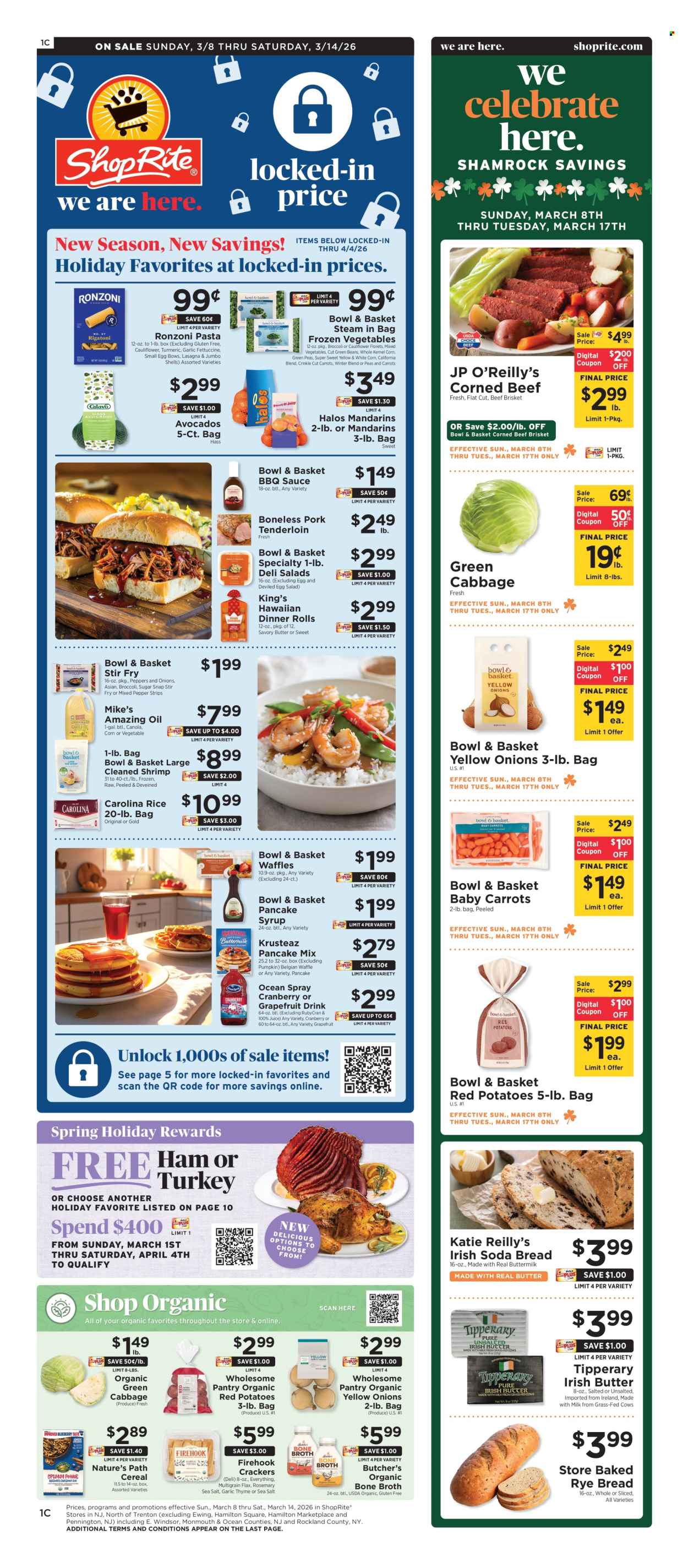 ShopRite ad - 03/08/2026 - 03/14/2026. Page 1