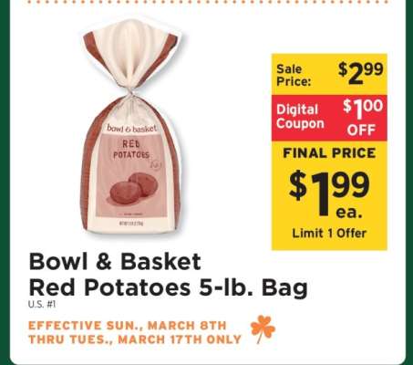 Bowl & Basket Red Potatoes 5-lb. Bag