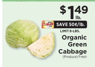Organic Green Cabbage