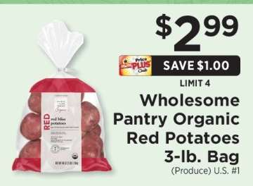 Wholesome Pantry Organic Red Potatoes